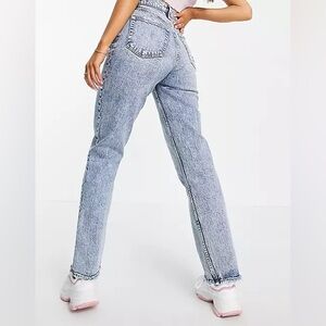 90s Ultra High Rise Acid Wash Straight Jeans